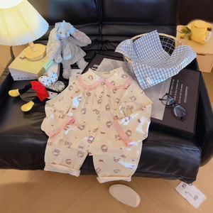 <span class=keywords><strong>Pigiama</strong></span> da Ragazza <span class=keywords><strong>in</strong></span> <span class=keywords><strong>Pile</strong></span> Autunnale Confortevole con Colletto Rovesciato, Maniche Lunghe e Pantaloni Lunghi, Design Cartoon - Product Image 5