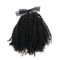 Mèches de cheveux humains Kinky Straight, Yaki naturel, brésiliens, Remy vierges, Grade 10A, trame nouée à la main, pour salons, USA Europe, cheveux épais