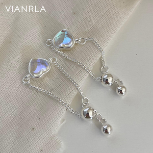Anillo VIANRLA con Colgante de Piedra Lunar en Forma de Corazón, Joyería de Plata de Ley 925 para Chica, Envío Directo - Product Image 1