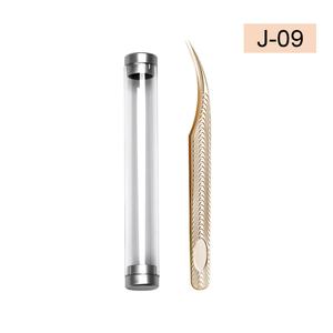 Pinzas para Extensión de Pestañas Pinky Leem, Acero Inoxidable Recubierto, Multi-Punta, Logotipo Personalizado, Pinzas Plateadas para Pestañas - Product Image 2