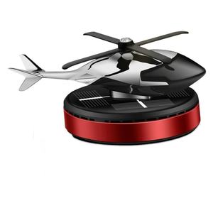 Diffuseur d'air pour voiture en forme d'hélicoptère, modèle d'avion à énergie solaire, décoration de la console centrale, parfum automobile - Product Image 4