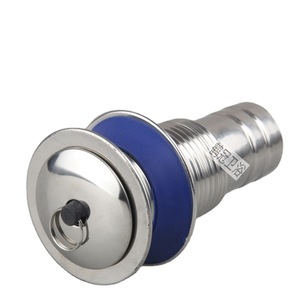 Conjunto de desagüe para fregadero de acero inoxidable, 84,5 mm de diámetro exterior, rosca elevadora anticorrosión para fregadero de lavandería - Product Image 5