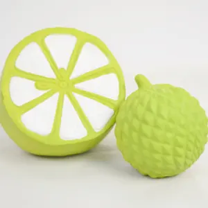 Brinquedo elástico engraçado para crianças, frutas fofas, limão, novo lançamento de casca