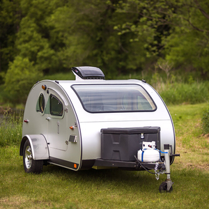 EcoCampor personalizado todoterreno lágrima <span class=keywords><strong>Camper</strong></span> remolque con cocina deslizante - Product Image 2