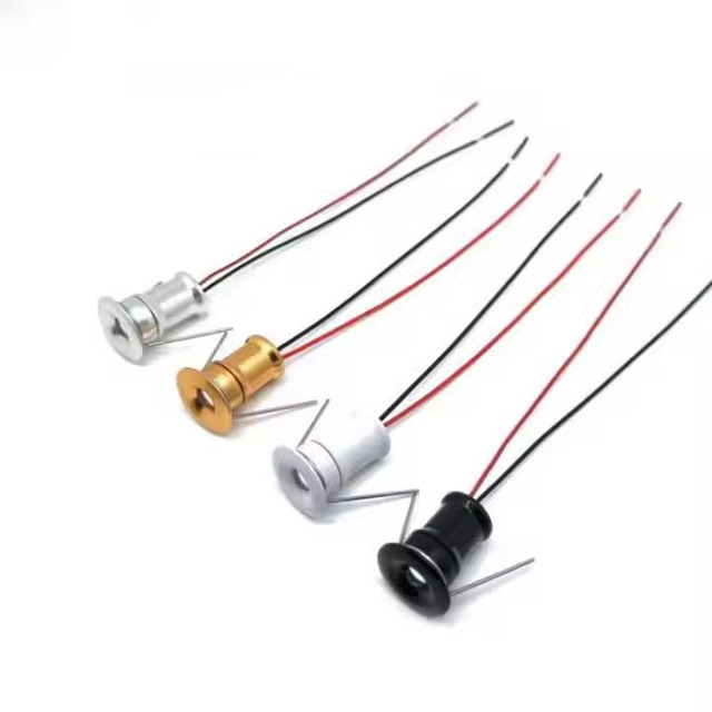 Modern 1W LED Spotlight Mini 12V 220V Aluminum Body with 6000K CCT Color Temperature for Living Room 15MM Starry Sky Cutout