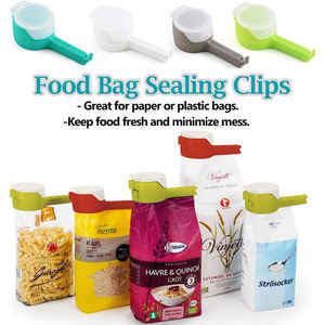 Beeman – sac <span class=keywords><strong>de</strong></span> rangement en plastique Pour collation, Clip <span class=keywords><strong>de</strong></span> scellage Pour nourriture - Product Image 4