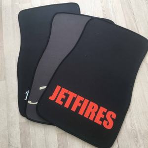 Tapis de sol de voiture personnalisés avec logo imprimé par sublimation - Product Image 1