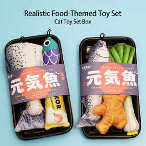 Set di Giocattoli Interattivi per Gatti con Catnip, Moderni, Realistici, Ecologici e Automatici per la Pulizia dei Denti - Product Image 1