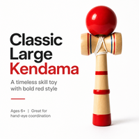 Jouet de coordination en bois Kendama OEM & ODM, vente en gros, pour débutants, finition brillante, jeu japonais Tama pour enfants et adultes, logo personnalisé