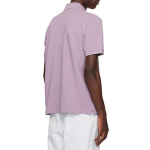 T-shirt décontracté d'été pour homme, col à revers, délavé, ample, respirant, sportif, vente en gros OEM, manches courtes, surdimensionné - Product Image 3