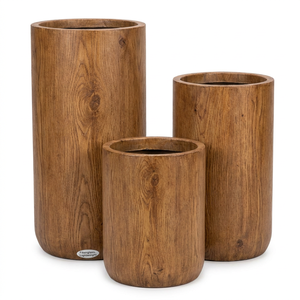 <span class=keywords><strong>Bac</strong></span> à plantes en fibre <span class=keywords><strong>de</strong></span> verre robuste et grand format, jardinière en FRP renforcée à 5 couches, pot géant résistant aux intempéries pour l'aménagement paysager urbain sur toits - Product Image 4