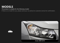 Derniers modèles de phares avant améliorés, phares LED, feux de jour DRL pour Chevrolet Cruze 2009-2016, faisceau de route, lentille de projecteur Angel Eye
