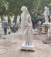 Statues de dieux grecs des quatre saisons en marbre grandeur nature pour jardin extérieur à vendre