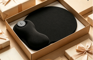 Tapis de souris chauffant en graphène, support ergonomique pour le poignet, tapis de souris chauffant USB avec contrôle par bouton, toucher doux pour le travail au bureau et sur ordinateur portable - Product Image 5