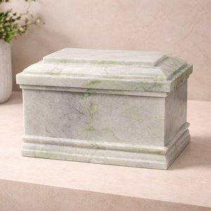 Urna Funeraria in Pietra di Alta Qualità Stile Europeo, Urna Cineraria Artigianale in Marmo per Adulti, Contenitore Sigillato per Ceneri, <span class=keywords><strong>Omaggio</strong></span> Commemorativo per i Propri Cari - Product Image 5