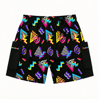 Ensemble assorti de carnaval des Caraïbes personnalisé, chemise à manches courtes imprimée vibrante, short, chapeau bob, tenue 3 pièces/ensemble FSoca Fetes