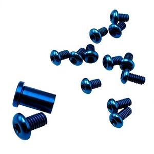 Titanium Knife Handle <b>Screws</b> Torx Head Fine Thread Full Set for Folding Knife Assembly - Product Image 3