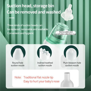 Aspirateur nasal électrique pour bébé, nettoyeur de nez hygiénique pour nouveau-nés - Product Image 6