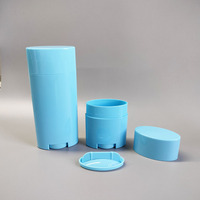 Emballages cosmétiques PP 15g 30g 50g 75g, forme ovale, mini contenants portables durables pour déodorant en stick