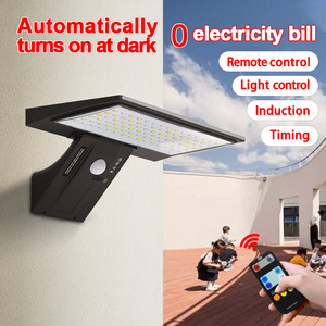 Ánh sáng trắng năng lượng mặt trời đèn tường IP65 không thấm nước cảm biến chuyển động có thể sạc lại Li-ion pin cho vườn biệt thự ngoài trời Zero - Product Image 2
