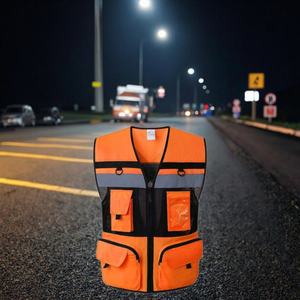 Chaleco de Seguridad Reflectante Personalizable en Amarillo Fluorescente y Verde, Ropa de Alta Visibilidad con Soporte para Logotipo - Product Image 3