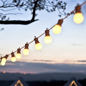 Commercial Quality Connectable <strong>White</strong> Globe Color Outdoor Home Patio Party Vintage Decor Led Festoon Solar G50 <strong>String</strong> <strong>Lights</strong> - Product Image 1