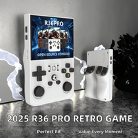 Console de jeu portable R36 Pro en gros, écran 720x720 de 3,5 pouces, batterie 3500 mAh, 15000 jeux classiques, 64 Go, certifiée CE FCC RoHS