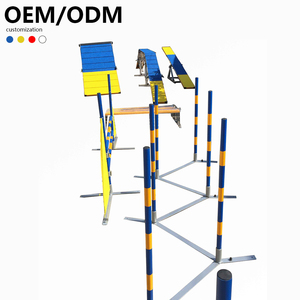 छोटे मध्यम आकार के आउटडोर चपलता प्रशिक्षण उपकरण कस्टम प्लास्टिक ए-बोर्ड कुत्ते प्रशिक्षण पेशेवर ए-फ्रेम फैशन - Product Image 5