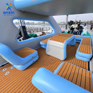 Bateau gonflable tout électrique DWF avec moteur pour les jeux aquatiques estivaux sur le lac, <span class=keywords><strong>l</strong></span>'océan, bateau solaire, bateau gonflable, maison flottante - Product Image 1