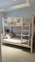 Lit double enfant violet de haute qualité, extensible, en bois, avec rangement, pour chambre de fille, appartement ou villa