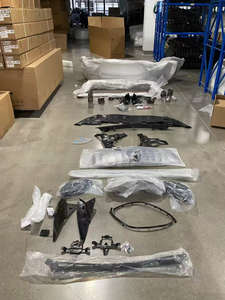 Conjunto de Parachoques Delantero para <span class=keywords><strong>Mercedes</strong></span> CLA45s AMG, 12V, Acero Inoxidable, Pieza de <span class=keywords><strong>Tuning</strong></span> de Lujo para <span class=keywords><strong>CLA</strong></span> Coupé <span class=keywords><strong>Shooting</strong></span> <span class=keywords><strong>Brake</strong></span>, Fácil Instalación - Product Image 6