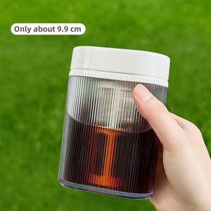ขวดพลาสติกแบบพกพาสำหรับชงกาแฟเย็น ป้องกันการรั่วซึม พร้อมที่กรองชาแบบถอดได้ สำหรับกาแฟเย็น ชา น้ำผลไม้ พกพาสะดวก - Product Image 5