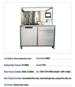 수도꼭지 흐름 테스트 기계 샤워 흐름 테스트 기계 교통 테스트 장비 욕실 테스트 기계 - Product Image 4