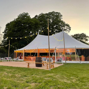 เต็นท์ทรงเอขนาดใหญ่สำหรับจัดงาน โครงอะลูมิเนียมสั่งทำ หลังคาพีวีซี ใช้เป็นโกดังเก็บของเชิงพาณิชย์ ที่พักพิงสำหรับงานเทศกาล เต็นท์งานแต่งงาน สำหรับจัดงานต่างๆ - Product Image 6