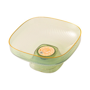 Transparent Fruit Bowl Large Capacity Reusable For Living Room Coffee Table Snacks Candy Storage - Product Image 1