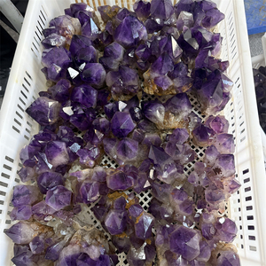 Agruppo di <span class=keywords><strong>Ametista</strong></span> Brasiliana Naturale Grezza, Cristallo di Alta Qualità per Energia Curativa e Decorazione - Product Image 2