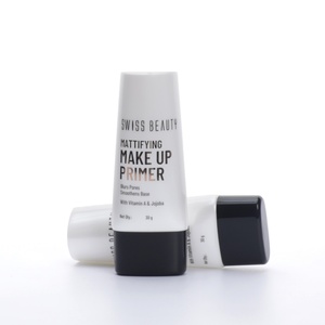 Wholesale Custom 30ml <b>Plastic</b> Cosmetic Oval <b>Tubes</b> for Make up Primer - Product Image 3