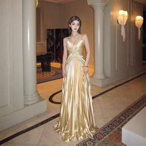 green emerald velvet dress Vintage La Perla Sheer Gold Embellished Dress – NÜNÜ VINTAGE main image 0
