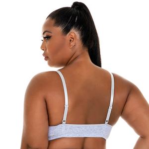 Popular en 2025 Sujetadores de algodón con cierre frontal Sujetador de talla grande Ropa interior para mujer - Product Image 2