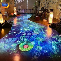 Système de projection interactive au sol AR, jeu de projection interactive multi-touch pour centre commercial, aire de jeux pour enfants
