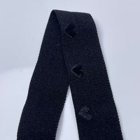 Bande élastique en nylon jacquard à motif cœur, couleur unie, avec largeur personnalisable pour vêtements et couture de lingerie