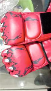 大人の子供のサンダトレーニングムエタイタイボクシング & キックボクシンググローブ男性と女性のハーフフィンガーボクシンググローブ - Product Image 4