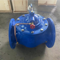 Vanne à flotteur manuelle pour le remplissage et le contrôle du niveau d'eau des réservoirs, avec port de 3 pouces et pression de 375-725 psi