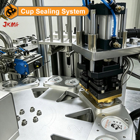 Automatische 200G 500G yoghurtbeker rotatiebeker vul- en sluitmachine 100ml 500ml yoghurtbeker vul- en sluitmachine