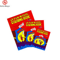 1pc Petit format Livre de coloriage magique ludique, Accessoires de magie de close-up et de rue, Grimoire, Livre de sorts