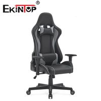 Siège de voiture de style course, chaise de jeu de bureau pour joueur de course