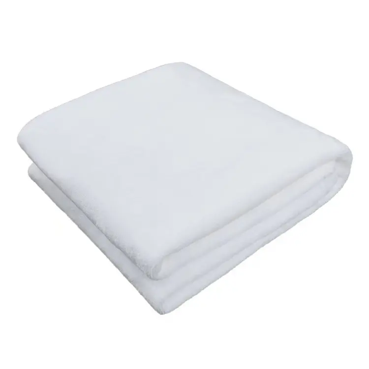 Grande serviette imprimable en flanelle, couverture vierge par Sublimation pour enfants, couleur unie, couvertures imprimées, 70x100cm, 1 pièce