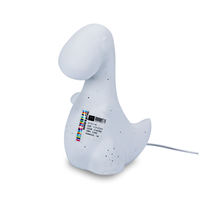 Lampe de chevet LED flexible en céramique en forme de dinosaure pour bébés et enfants, idéale pour la lecture