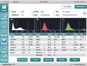 Analisador Hematológico de 3 Partes LABTEX de Alta Confiabilidade, Instrumento Médico para Contagem Completa de Sangue e Testes Clínicos - Product Image 3