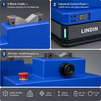 AGV de manutention de bobines personnalisé de 1800 kg, levage de précision pour le chargement et le déchargement de rouleaux d'électrodes de batteries au lithium, Junebreath LM3-34 QR